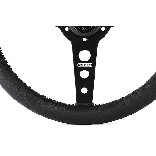 MOMO Prototipo steering wheel with black aluminium spokes - MX10860