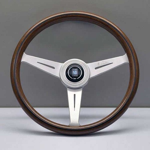     
                
                
    Nardi Classic Line mahogany wood and satin finish aluminium steering wheel for Mazda MX5 NA, NB - diameter 360mm - MX10885

