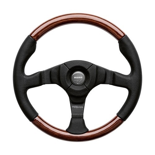  MOMO Darkfighter Wood Steering Wheel - MX10896 