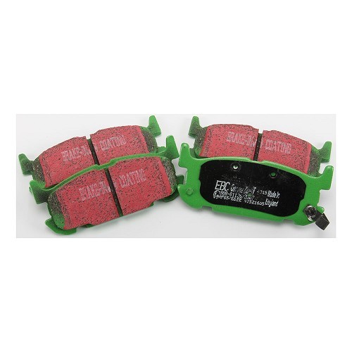     
                
                
    Green EBC rear brake pads for Mazda MX5 NBFL 1.6L sport chassis and 1.8L - MX11246
