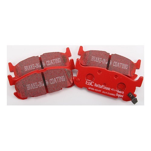  Red EBC rear brake pads for Mazda MX5 NBFL 1.6L sport chassis and 1.8L - MX11247 