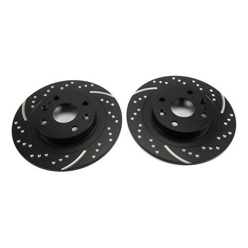 Dischi freno posteriori scanalati/a punta Sport EBC GD per Mazda MX5 NA, NB e NBFL 1800 - MX11269