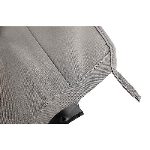 Alpaca convertible top with glass window for Mazda MX-5 NB and NBFL - Grey - MX11373