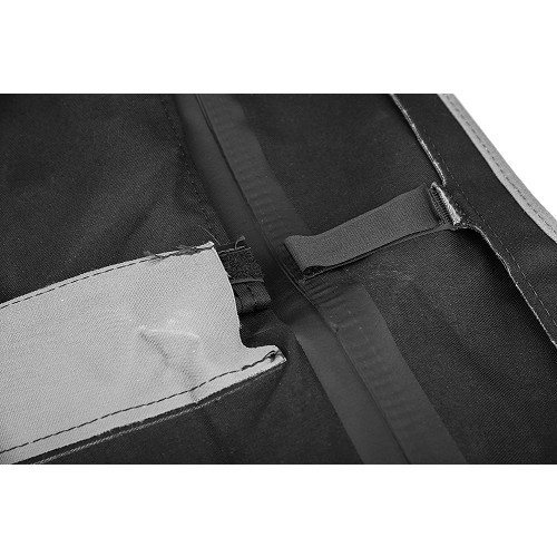 Alpaca convertible top with glass window for Mazda MX-5 NB and NBFL - Grey - MX11373