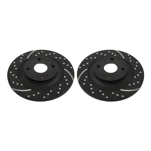  EBC GD Sport grooved/spiked rear brake discs for Mazda MX5 NBFL - sold in pairs - MX11467-1 