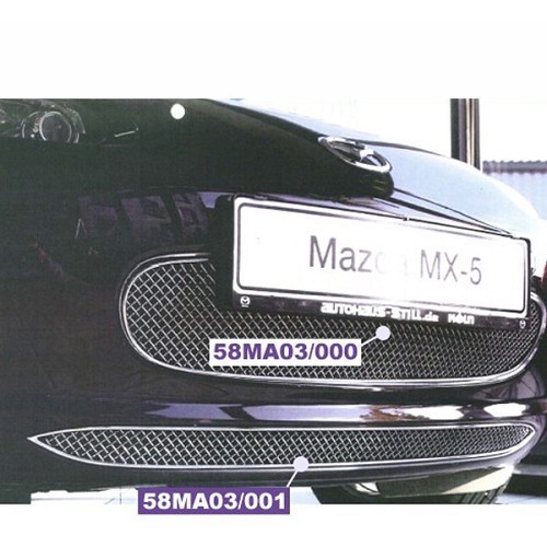  Roestvrij staal gevlochten grille voor MAZDA MX-5 NC - MX11821-1 