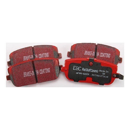 Red EBC rear brake pads for Mazda MX5 NC and NCFL - MX12025 