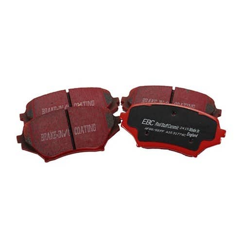 	
				
				
	Red EBC front brake pads for Mazda MX5 NC and NCFL - MX12031
