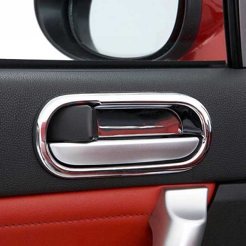  Embellecedor cromado del tirador de la puerta interior para Mazda MX5 NC y NCFL - MX12109-1 