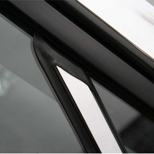  Rivestimento montanti deflettori fissi in alluminio spazzolato per Mazda MX-5 NC - MX12466 