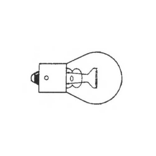  White bulb 12V, to intermittent or stop light - MX13071-1 