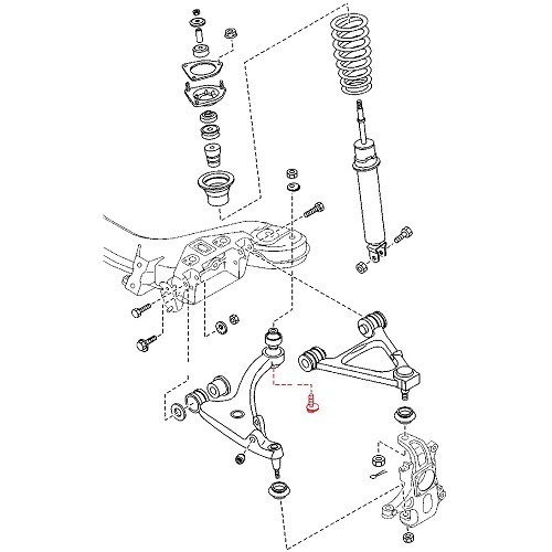  Vis intérieure de réglage du triangle inférieur de suspension AV pour Mazda MX-5 NC NCFL - MX15601-1 