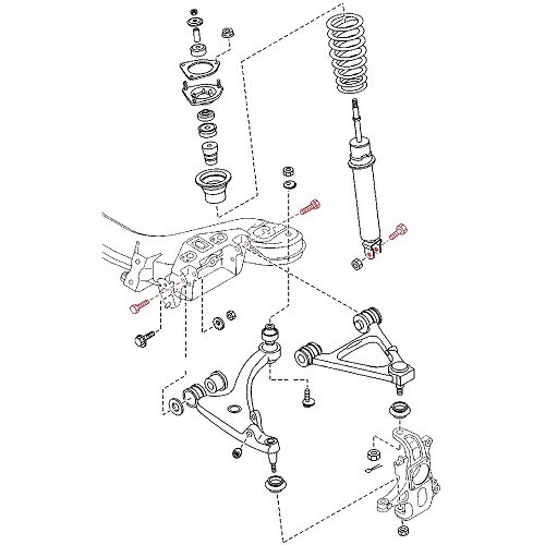  Vis n°86 de suspension pour Mazda MX5 NC et NCFL - MX15628-2 