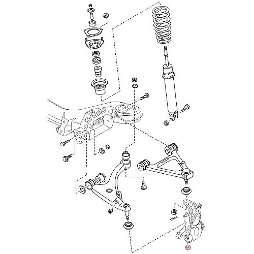  Ecrou n°88 de suspension pour Mazda MX-5 NC NCFL - MX15643-1 