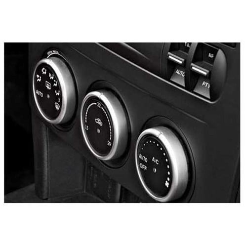  Set of silver metal ventilation knobs for Mazda MX-5 NC - MX16432-1 