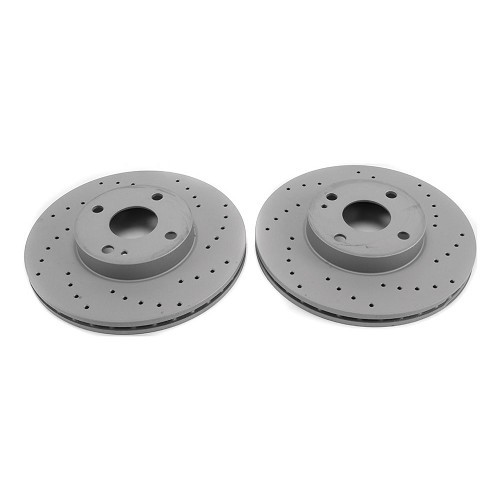  ZIMMERMANN discos de travão dianteiros perfurados para Mazda MX-5 NA, NB e NBFL - par - MX17530-1 