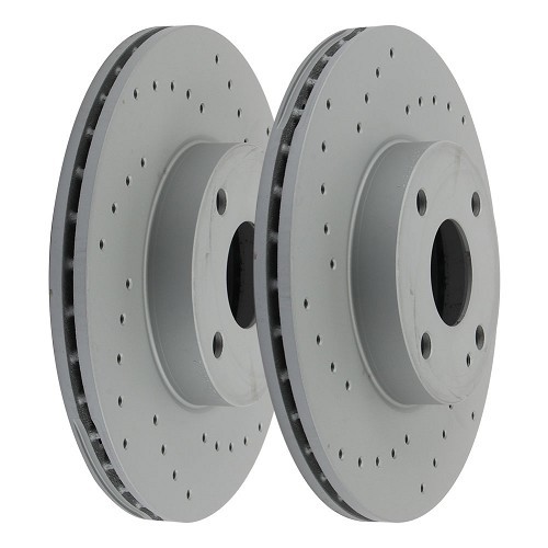  ZIMMERMANN perforated front brake discs for Mazda MX-5 NA, NB and NBFL - pair - MX17530 