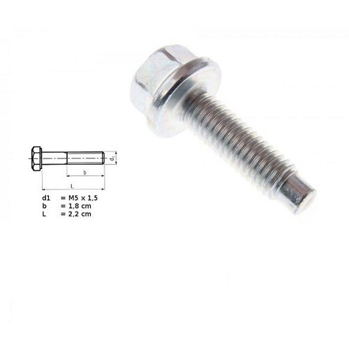     
                
                
    Zinc plated crankshaft pulley screw for Mazda MX5 NA 1.6L phase 1 - MX17968

