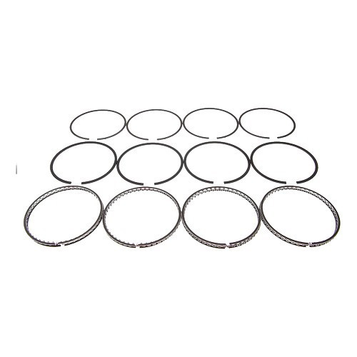  Conjunto de anéis de pistão para Mazda MX5 NC 2.0L - Dimensões padrão - MX18780 