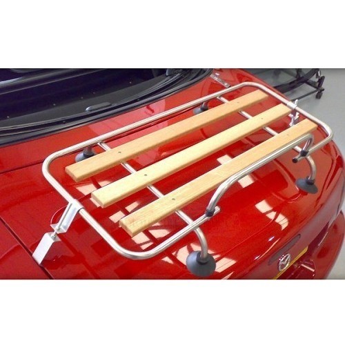  Veronique 3-bar wooden luggage rack for Mazda MX5 NA and NB - Aluminium - MX18982 