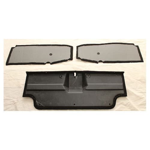  Kit de moquettes de parois de coffre noires pour Mazda MX-5 NA - 3 pièces - MX20052-1 