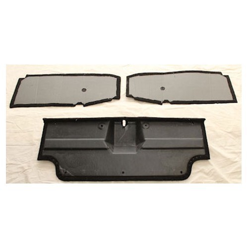  Kofferraumwand-Teppichsatz schwarz für Mazda MX-5 NA - 3 Stück - MX20052-1 