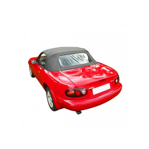  Vinyl top for Mazda MX5 with removable PVC window - Black - Superior quality - MX25018-1 