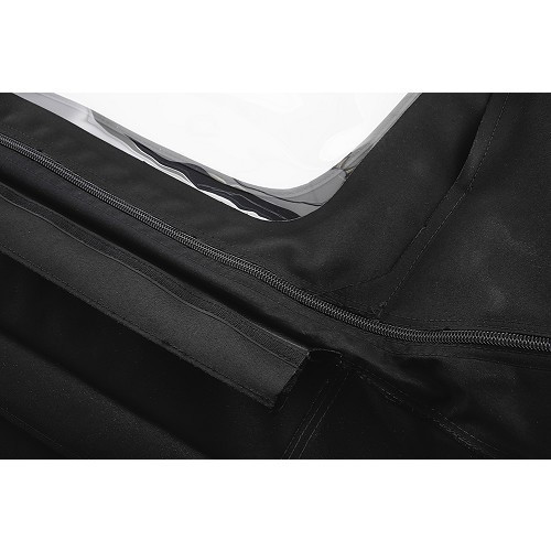  Vinyl top for Mazda MX5 with removable PVC window - Black - Superior quality - MX25018-8 