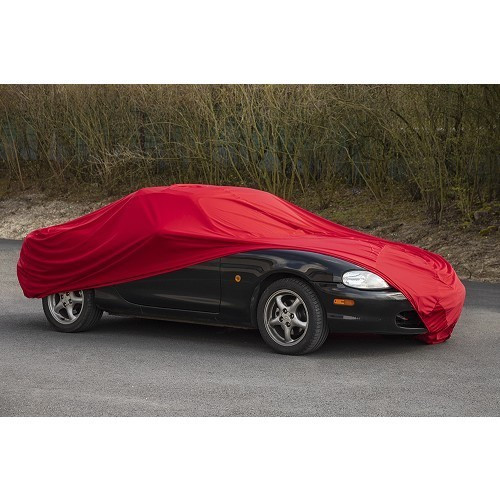  Funda interior semi-personalizada COVERLUX para Mazda MX-5 - Rojo - MX25110 