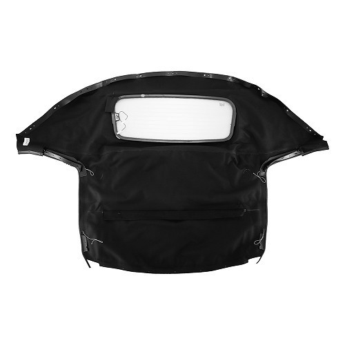 Capote en vinyle pour Mazda MX5 avec lunette verre - Noir - Design NC - MX25182