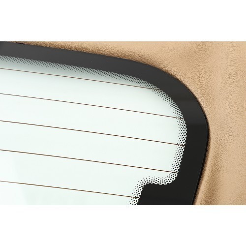  Capote en vinyle pour Mazda MX5 avec lunette verre - Beige clair - MX25185-2 