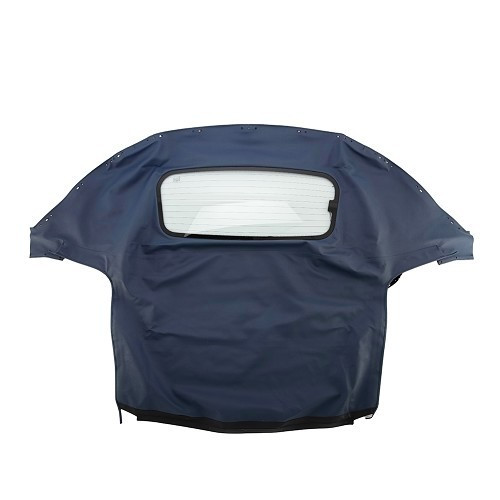     
                
                
    Capote en vinyle pour Mazda MX5 avec lunette verre - Bleu foncé - MX25187
