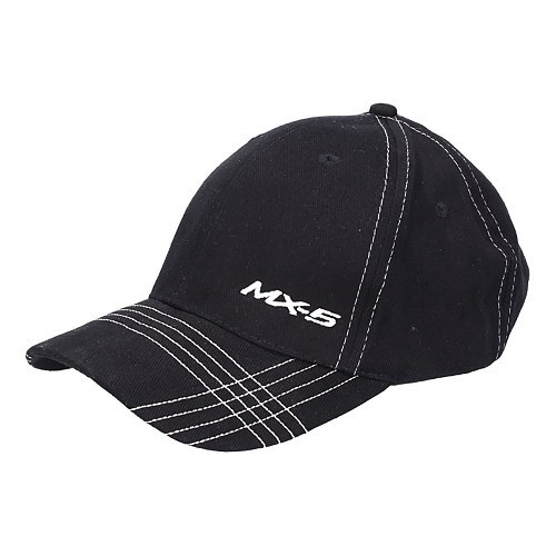     
                
                
    Mazda MX-5 "RACE" black cap with white logo - MX25667
