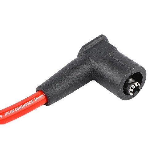  Chumbo de ignição de silicone de 8mm para Mazda MX5 NA - Vermelho - MX25728-1 