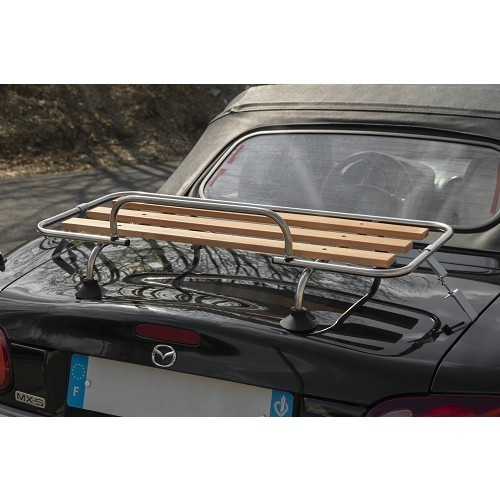  Veronique 3-bar bagagerek voor Mazda MX5 NA en NB - Roestvrij staal - MX26966-1 