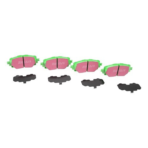     
                
                
    EBC Greenstuff Sportbremsbeläge vorne für Mazda MX5 ND - MX42003
