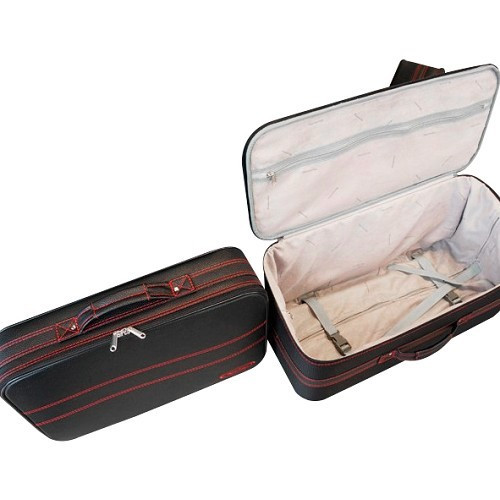  Maßgeschneidertes Gepäck mit roten Nähten für Mazda MX5 ND - MX45019-1 