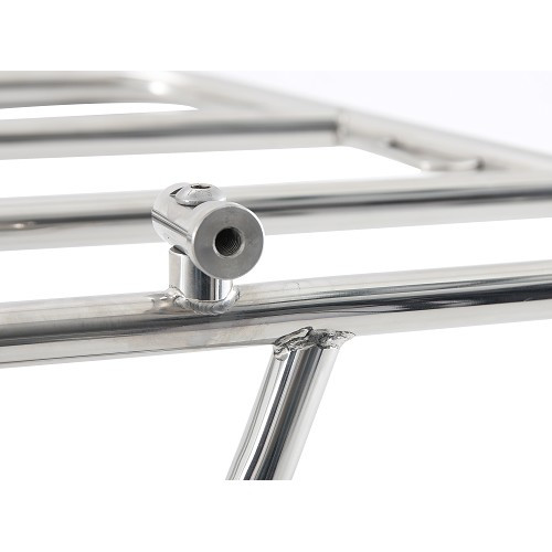 Portapacchi SUMMER in acciaio inox cromato con luce freno integrata per Mazda MX5 ND ST - MX46009