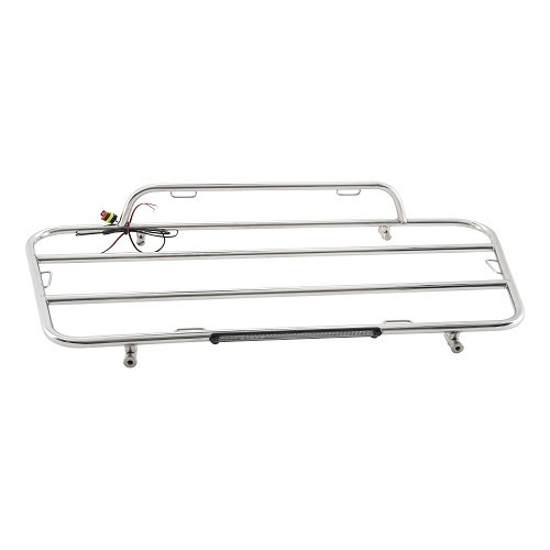     
                
                
    Porte-bagages SUMMER en inox chromé avec feu stop intégré pour Mazda MX5 ND ST - MX46009
