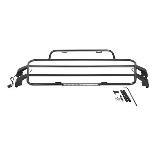  Black AERO luggage rack with integrated brake light for Mazda MX5 ND - MX46010 