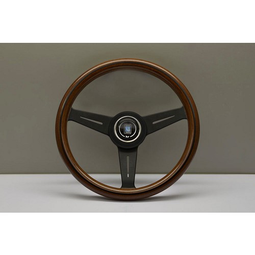     
                
                
    Nardi Classic 330 mm mahogany steering wheel with matt black spokes for Mazda MX5 NA & NB already fitted - MXX00002
