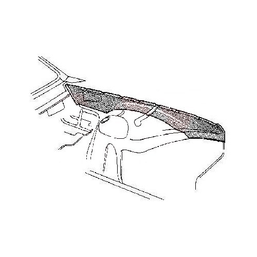     
                
                
    Spatbord flens links voor Opel Kadett C (1973-1979) - OP10132
