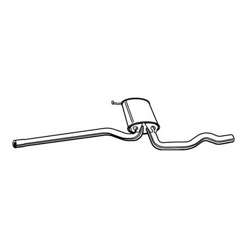 Intermediate exhaust section for VW Passat 5 TDi 100hp - PA50220 