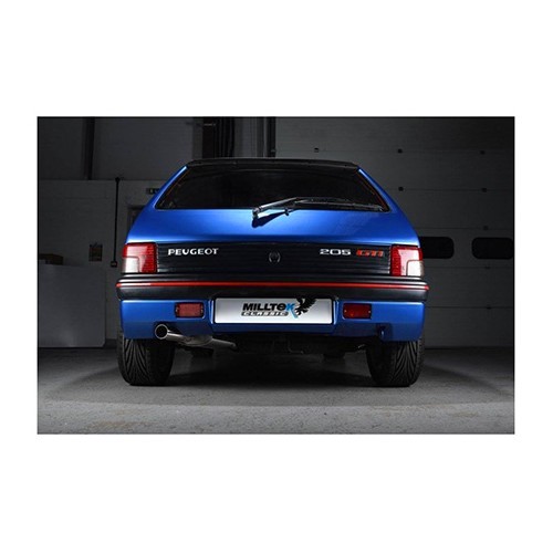  Auspuffanlage Inox MILLTEK für Peugeot 205 GTI - PC21210-2 