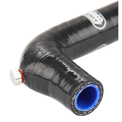 Kit of 2 black SAMCO heater hoses for Peugeot 205 GTi without heat exchanger - PC56962