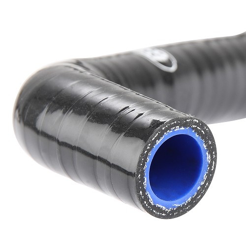 Kit of 2 black SAMCO heater hoses for Peugeot 205 GTi without heat exchanger - PC56962