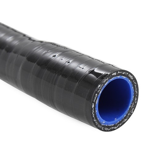 Kit of 2 black SAMCO heater hoses for Peugeot 205 GTi with heat exchanger - PC56964