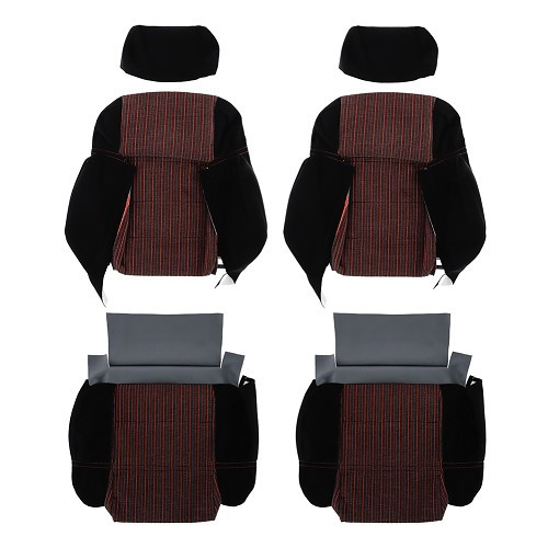     
                
                
    Housses sur mesure tissus Biarritz pour Peugeot 205 GTI 1.6 L - PE00128
