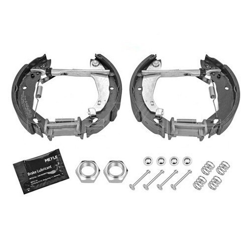  MEYLE rear brake shoes 180x40mm for Peugeot 205 - Girling mounting - PE00240 