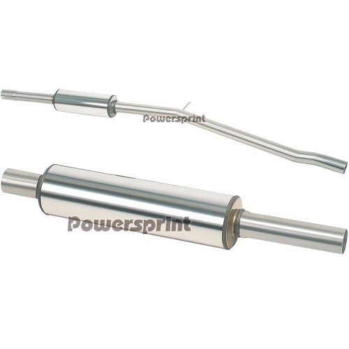  Powersprint N-Group Linha de Aço Inoxidável para 205 GTI sem catalisador - PE30004-1 